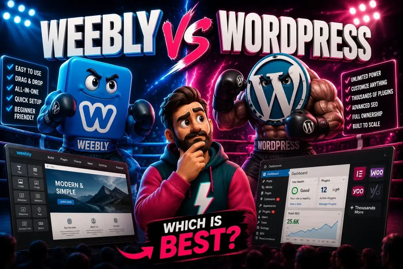 Weebly vs WordPress: Which Website Builder is Best For You?