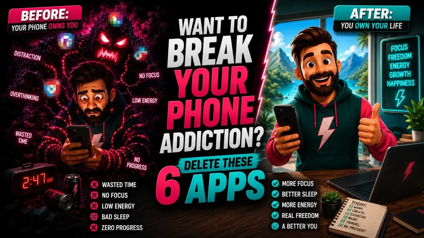 Rompa su adicción al smartphone eliminando estas 6 aplicaciones