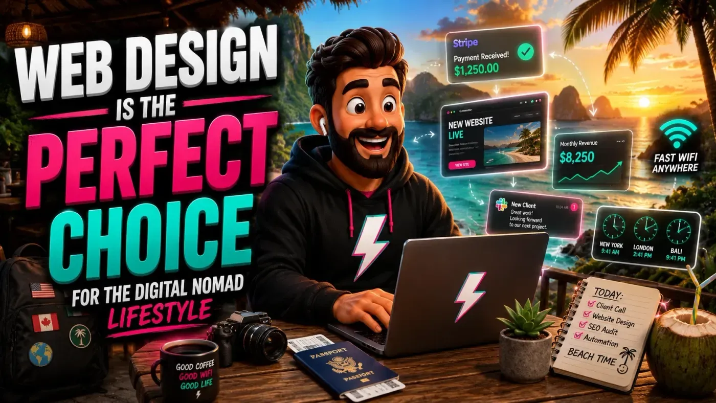 Why Web Design is the Perfect Choice for the Digital Nomad Lifestyle