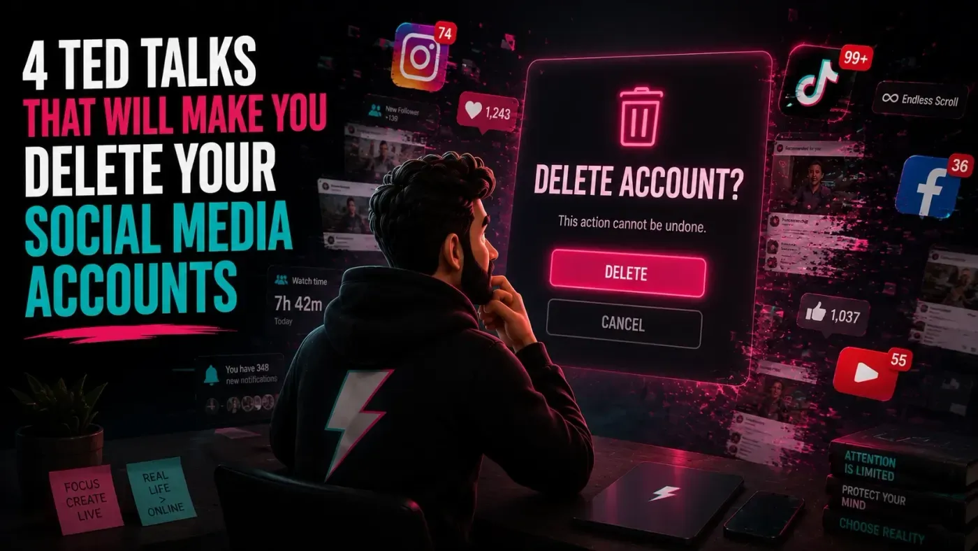 4 TED Talks That Will Make You Delete Your Social Media Accounts