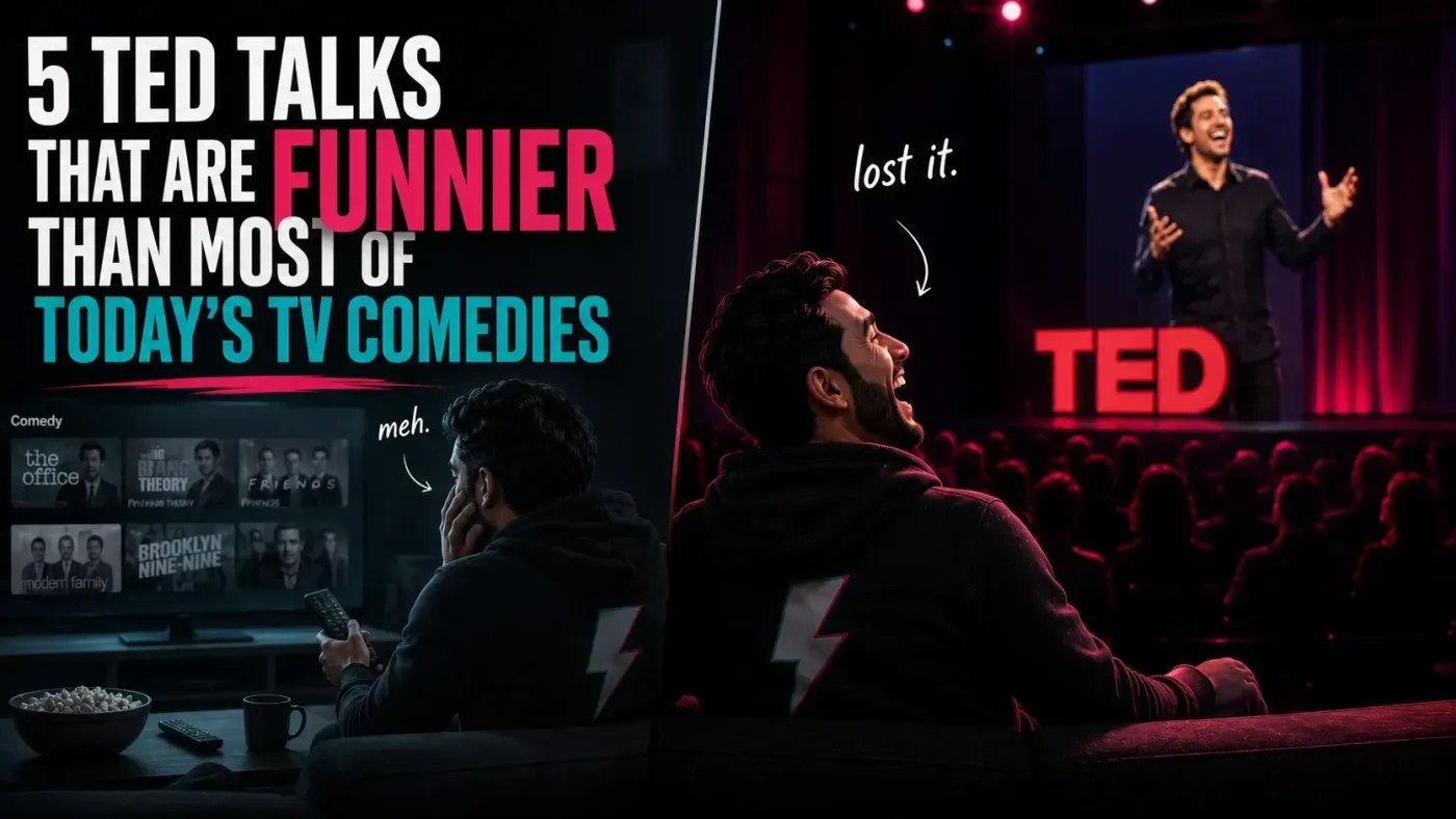 5 TED Talks That Are Funnier Than Most of Today’s TV Comedies