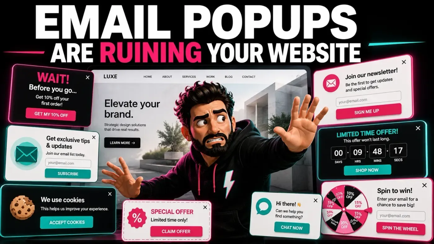 Your Website Popup Strategy is Bad, and You Should Feel Bad