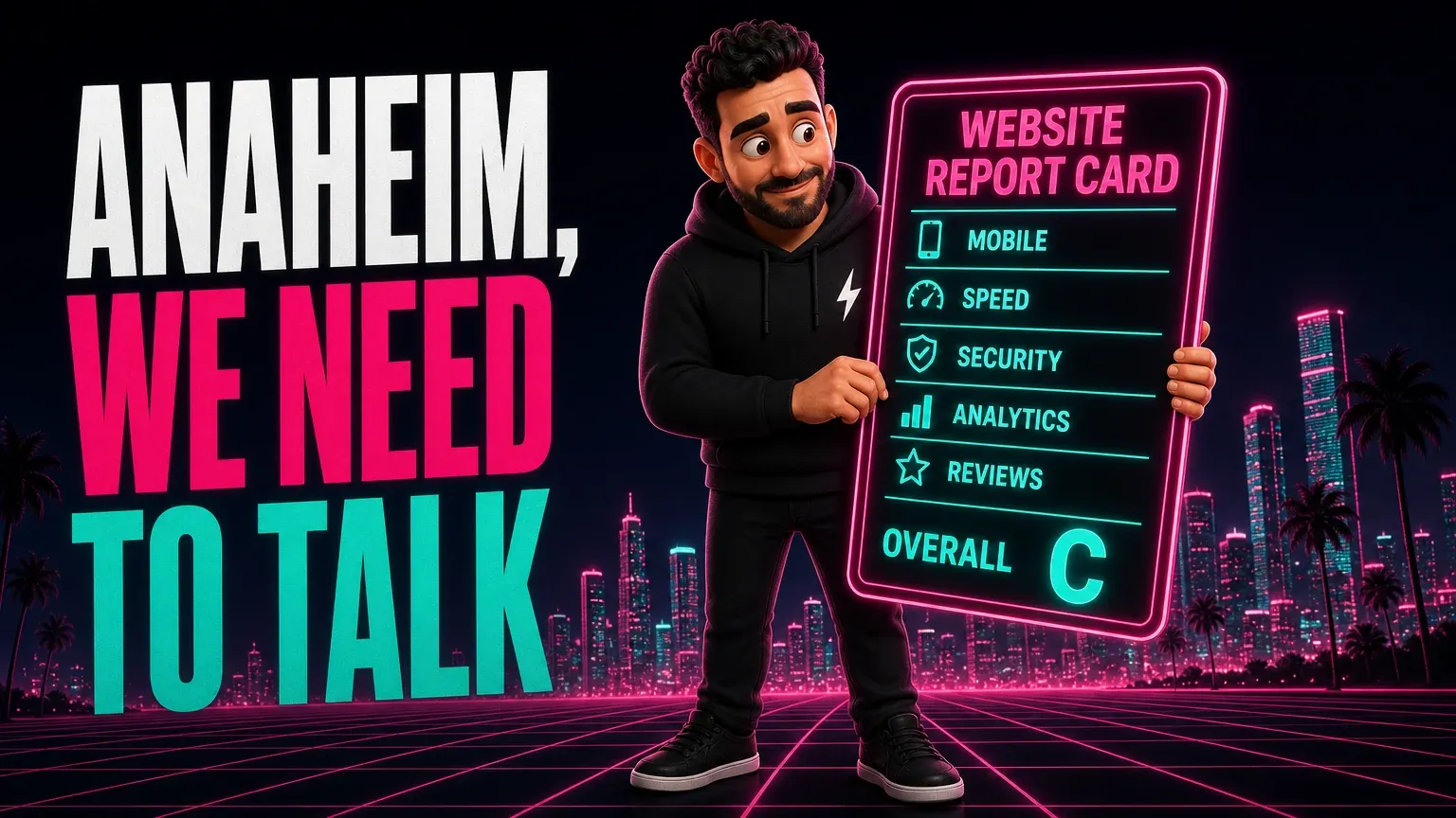 I Scored Small Business Websites in 24 Cities. Anaheim, We Need to Talk.