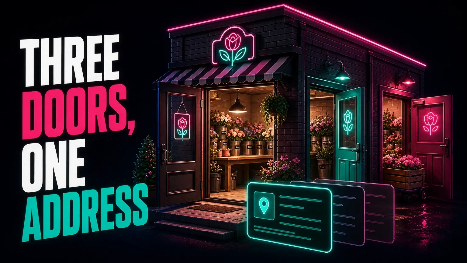 One Flower Shop, One Address