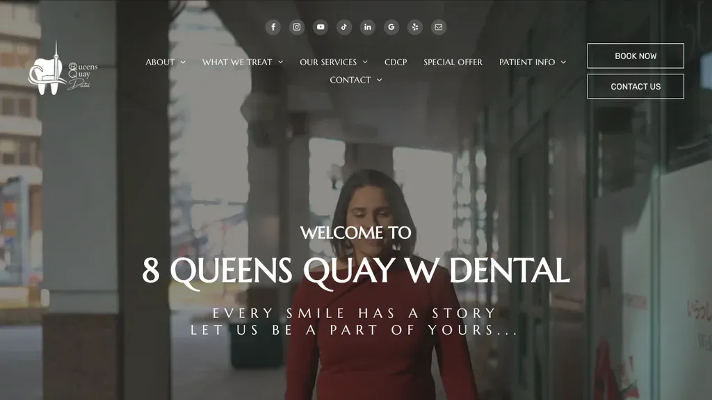 8 Queens Quay W Dental sitio web