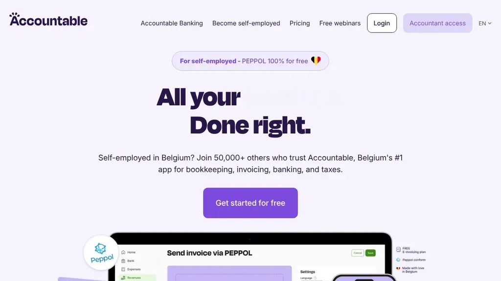 Accountable sitio web