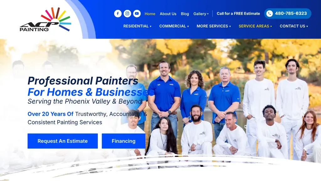 ACP Painting sitio web