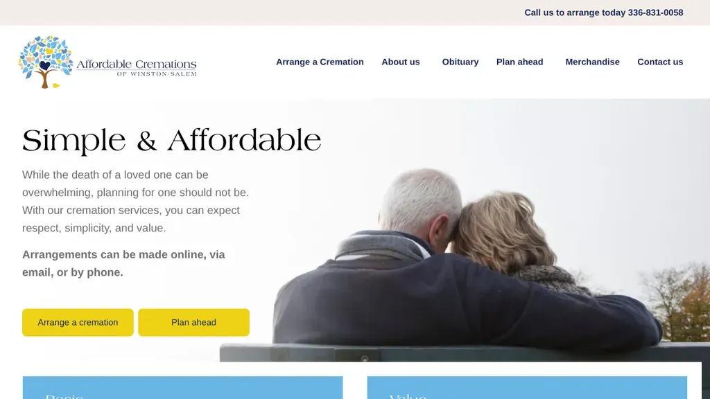 Affordable Cremations of Winston-Salem sitio web