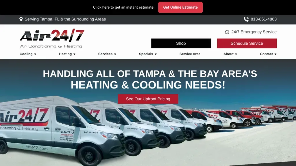 Air 24/7 sitio web