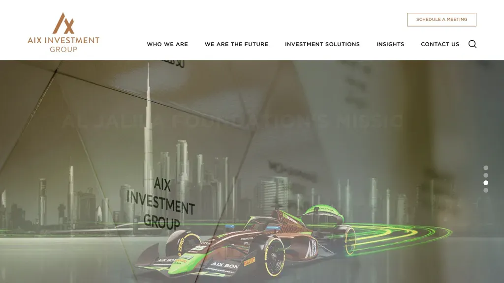 AIX Investment Group sitio web