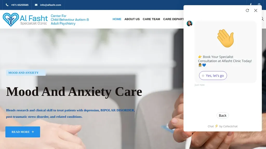 Al Fasht Medical Centre sitio web