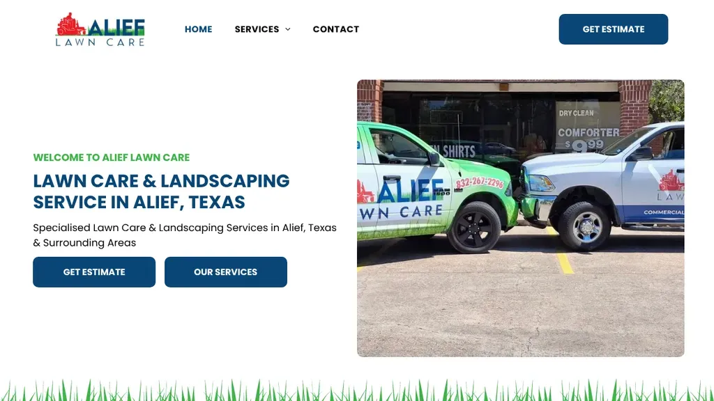 Alief Lawn Care sitio web