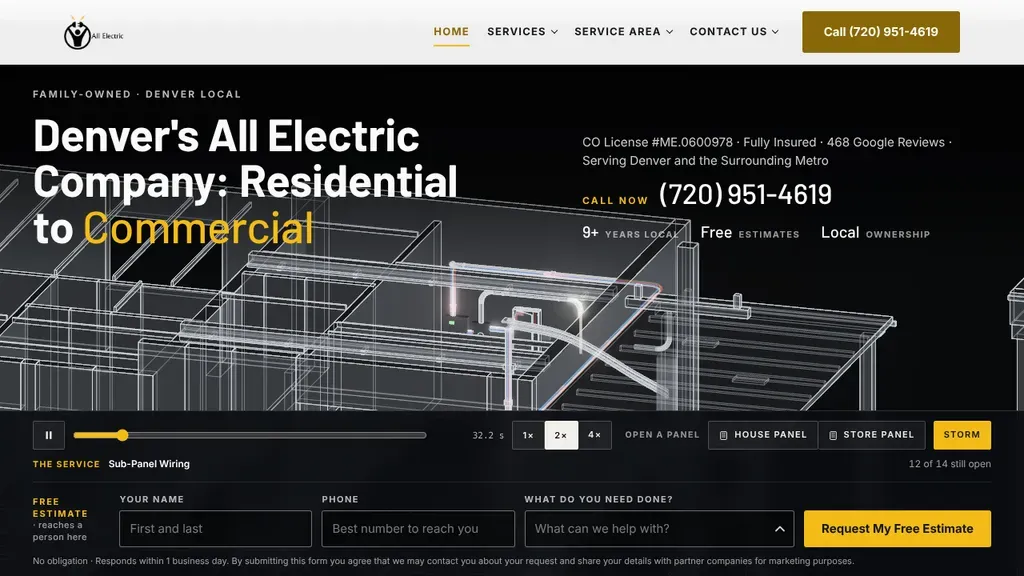 All Electric sitio web