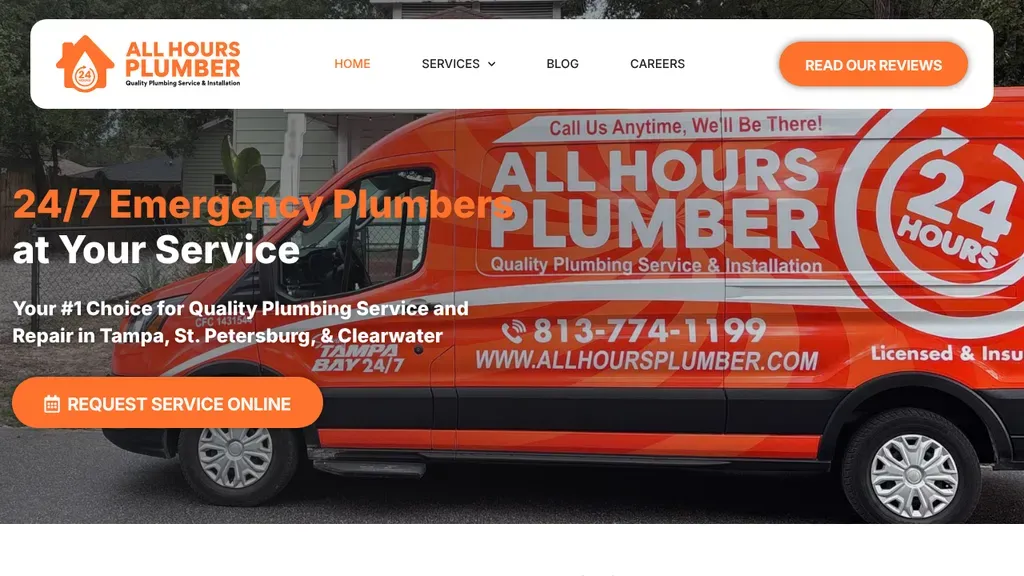 All Hours Plumber sitio web