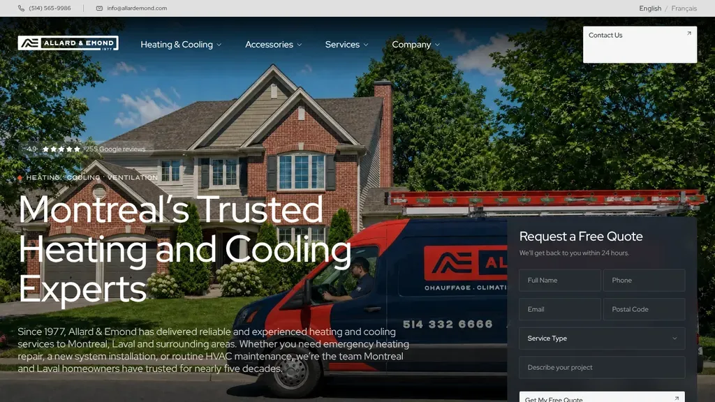 Allard & Emond sitio web
