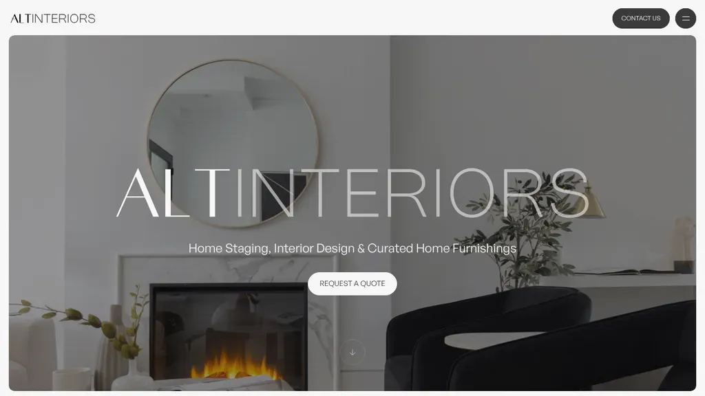 ALT Interiors sitio web