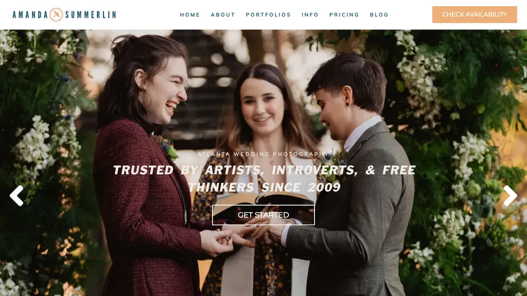 Amanda Summerlin Photography sitio web