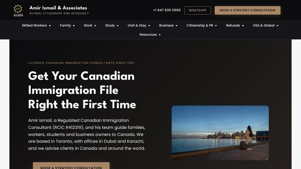 Amir Ismail & Associates sitio web