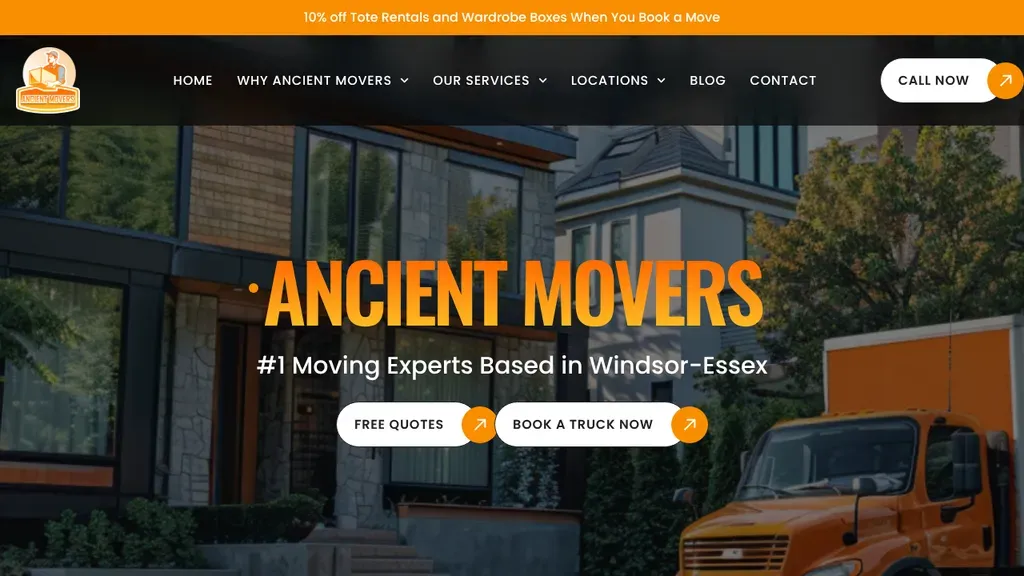 Ancient Movers sitio web