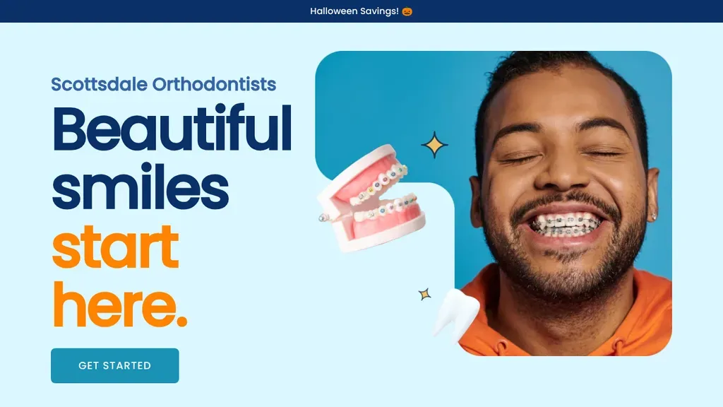 Arcadia Orthodontics sitio web