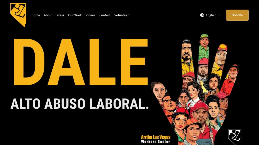 Arriba Las Vegas Worker Center sitio web