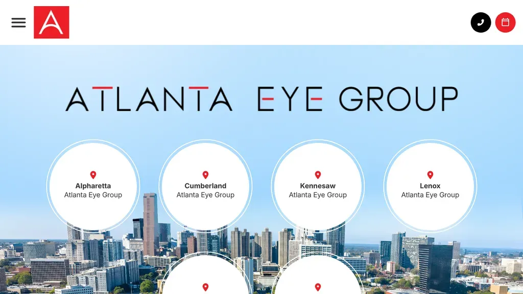 Atlanta Eye Group sitio web