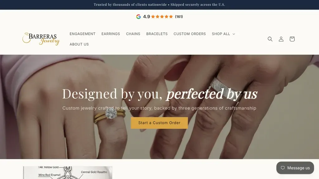 Barreras Jewelry sitio web