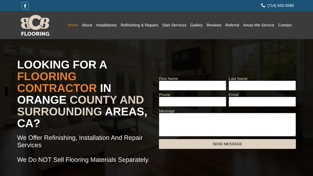 BCB Flooring website