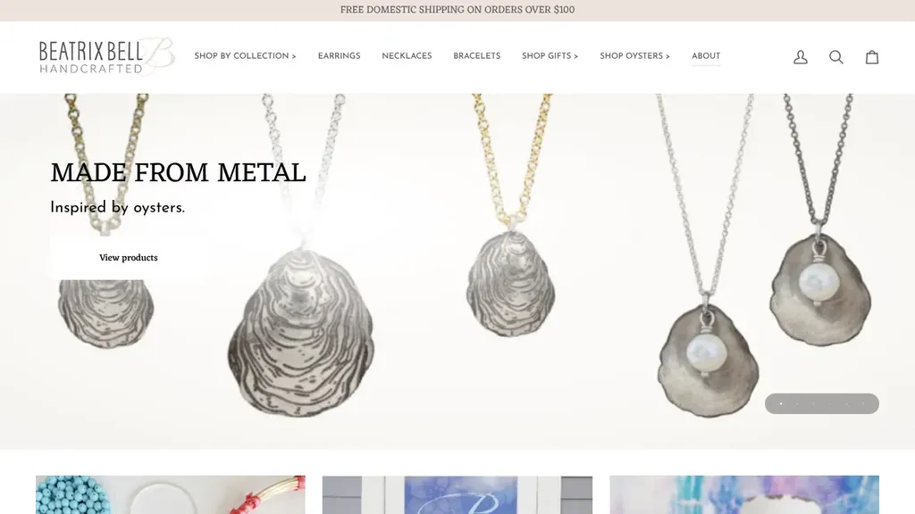Beatrixbell Handcrafted Jewelry sitio web