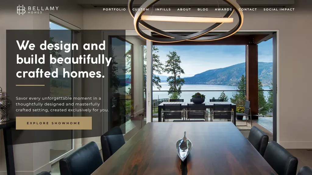 Bellamy Homes sitio web