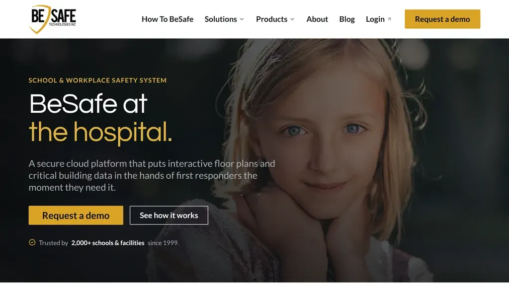 BeSafe sitio web