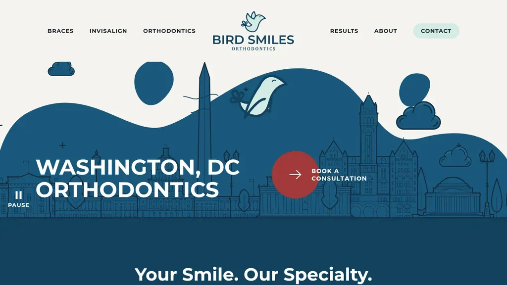 Bird Smiles Orthodontics sitio web