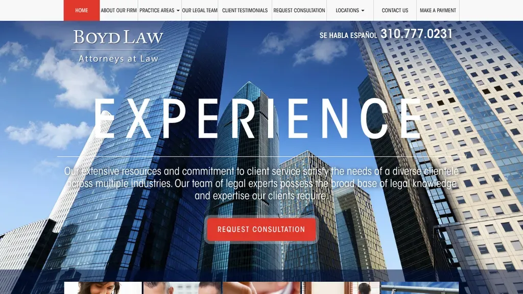 Boyd Law sitio web