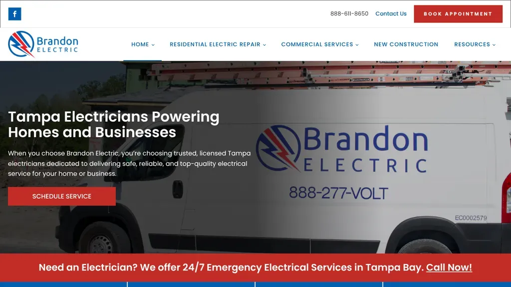 Brandon Electric sitio web