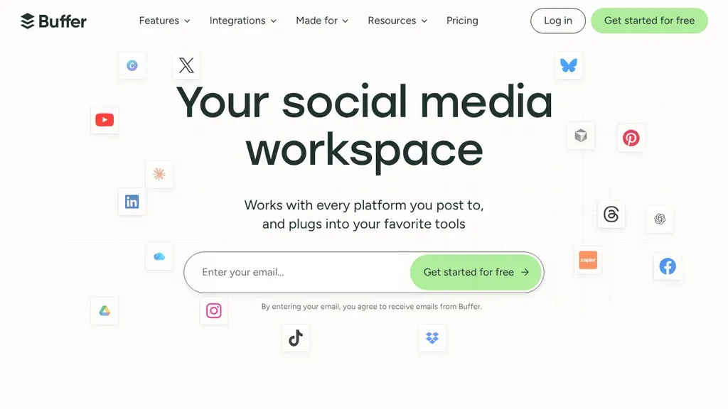 Buffer sitio web