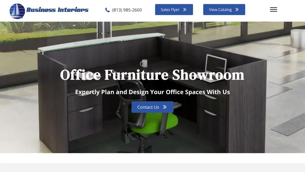 Business Interiors of Tampa sitio web