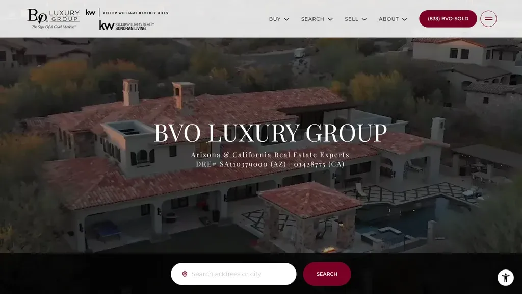 BVO Luxury Group website