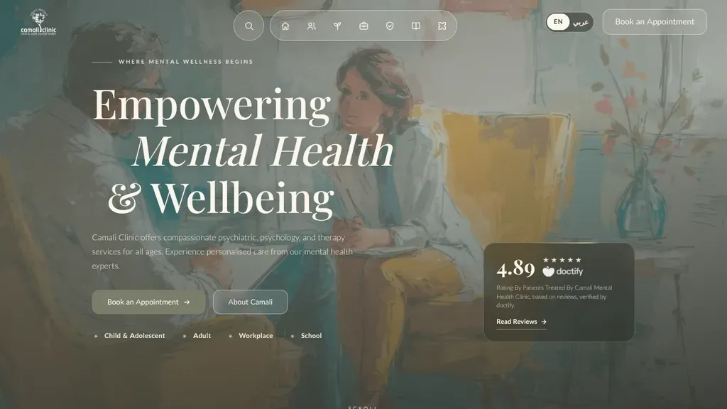 Camali Clinic sitio web