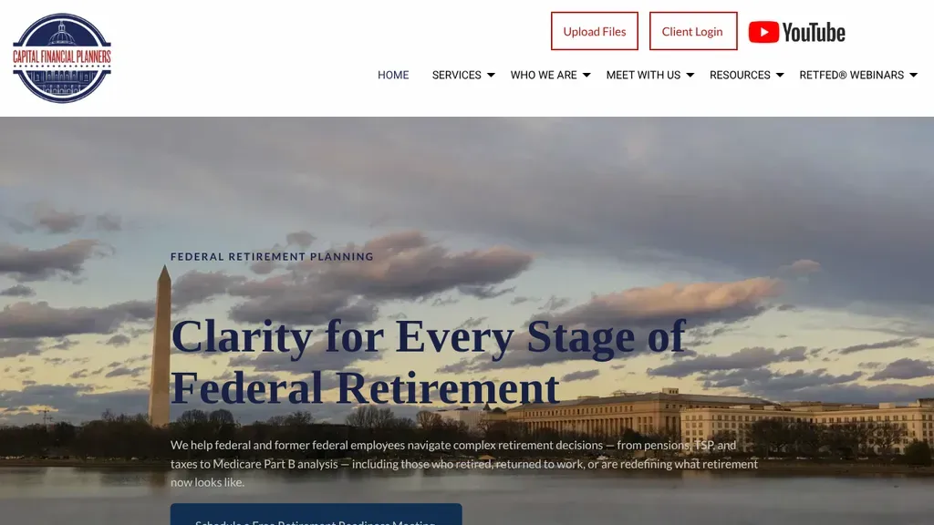 Capital Financial Planners sitio web