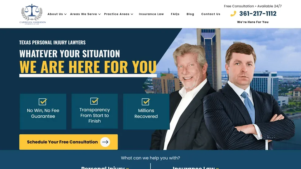 Carrigan & Anderson sitio web