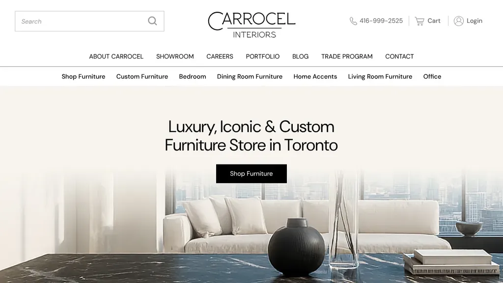 Carrocel Interiors sitio web