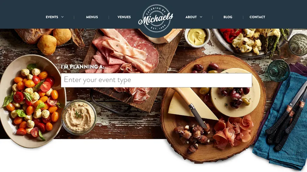 Catering by Michaels sitio web