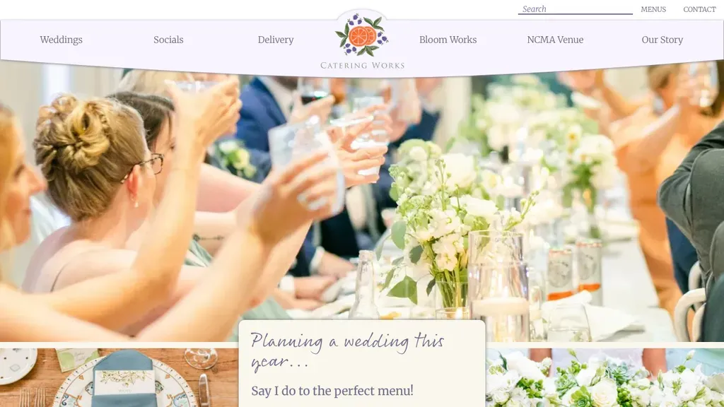 Catering Works sitio web
