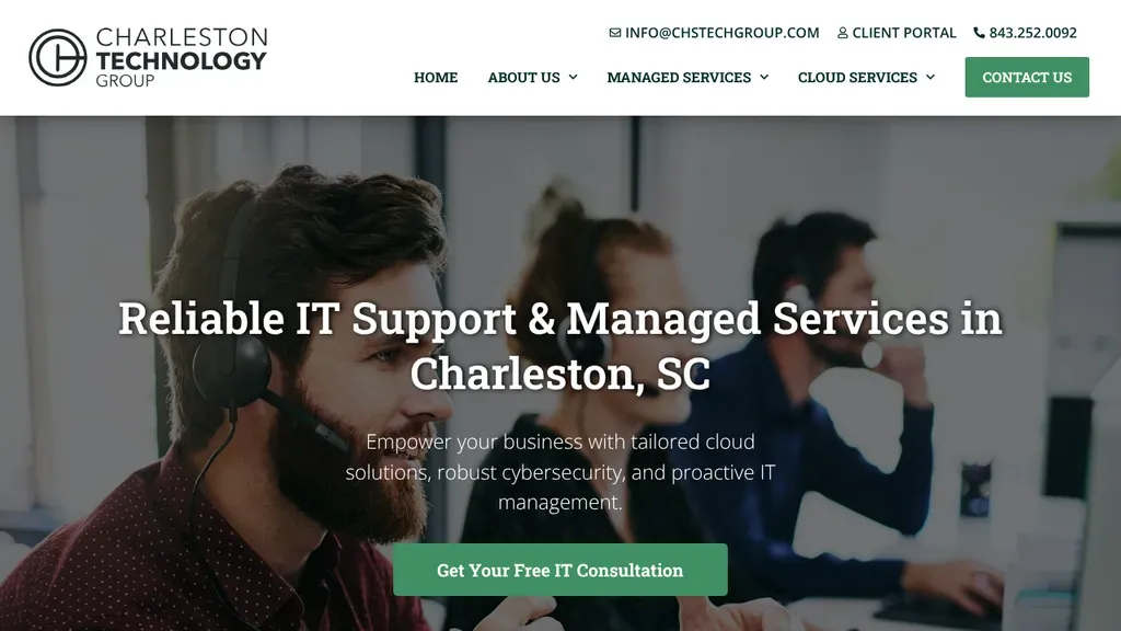 Charleston Technology Group sitio web