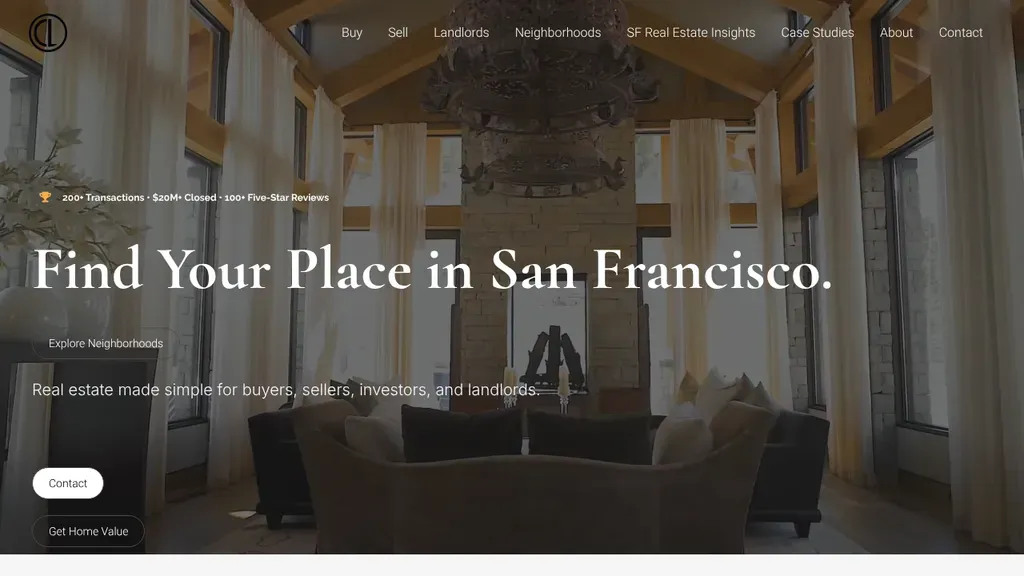 Christopher Lee Real Estate Agent San Francisco website