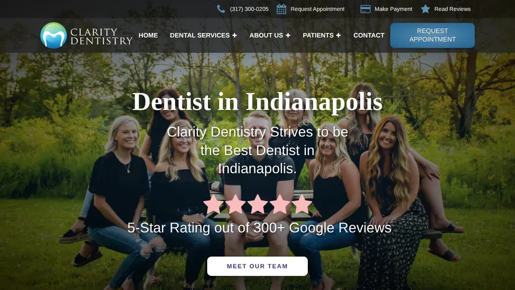 Clarity Dentistry sitio web