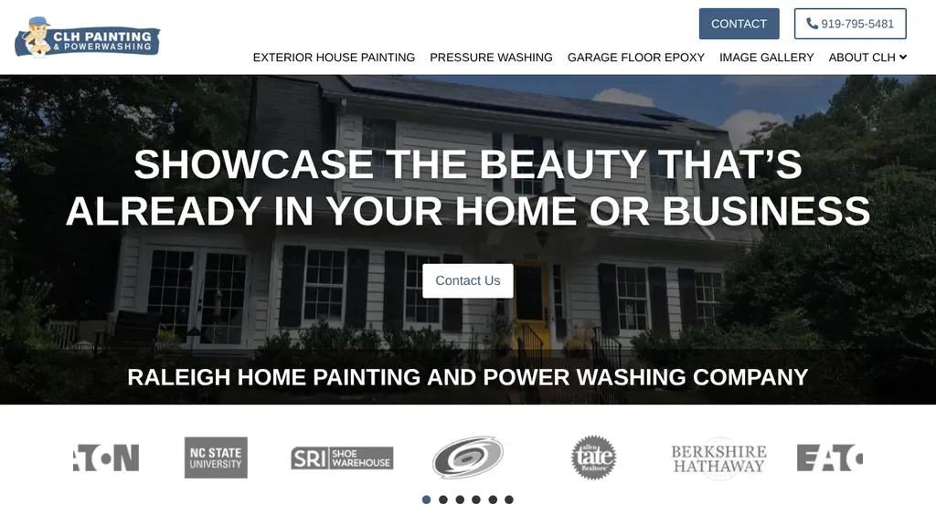 CLH Painting & Power Washing sitio web