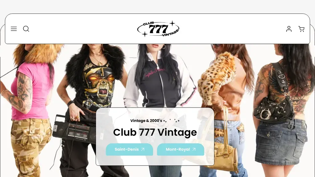 Club 777 Vintage (Saint-Denis) sitio web