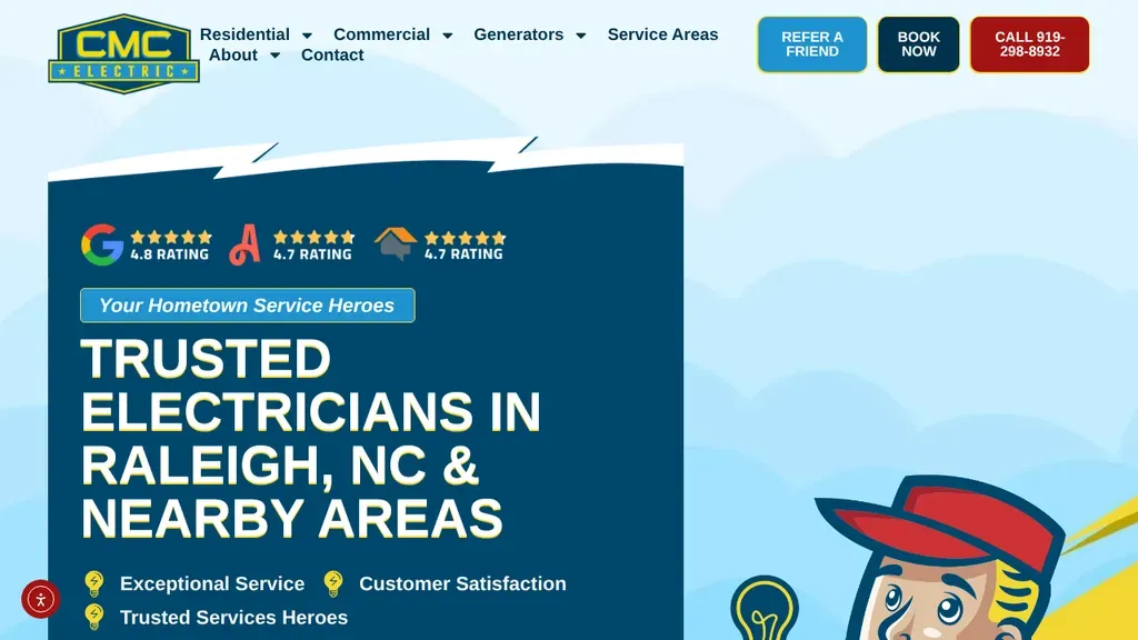 CMC Electrical & Generator Repair sitio web