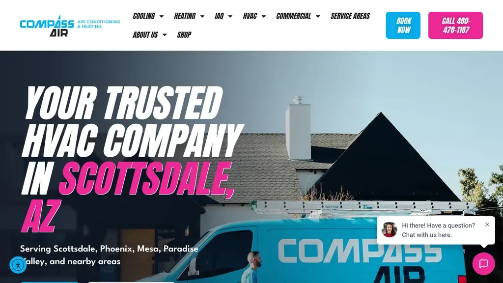 Compass Air Conditioning & Furnace Repair sitio web